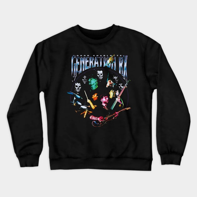 good charlotte new 4 Crewneck Sweatshirt by RyuZen